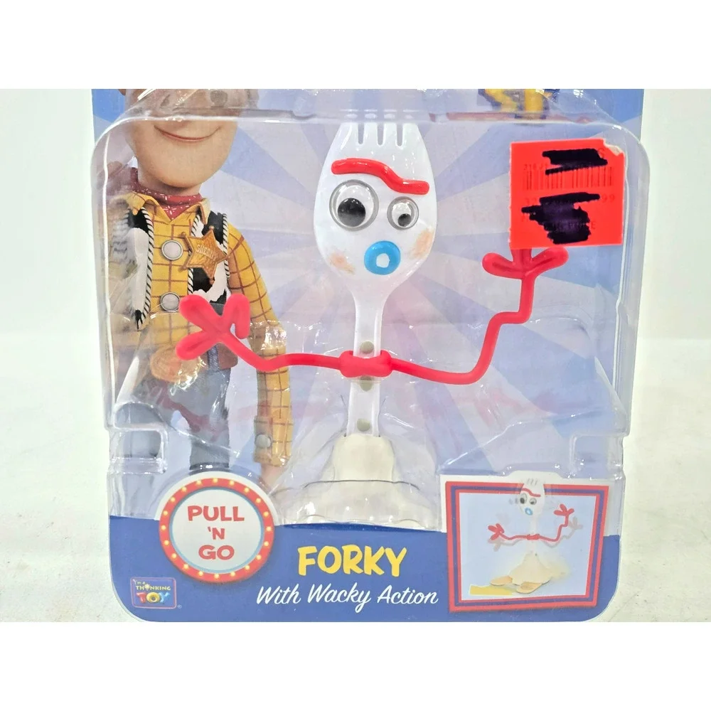 Vintage Disney Toy Story 4 Pull N Go FORKY Action Figure NOS